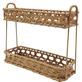 Daikai Bambs 74063 Fake PE Grilled Bamboo Kitchen Rack, LBR W11.0 x D4.1 x H 9.1 inches (28 x 10.5 x 23 cm)