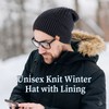 Ocatoma Beanie Hat for Men Women Unisex Toque Winter Cuffed