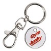 Harts 1 unit New Shape £1 coin Trolley Tokens Keyrings