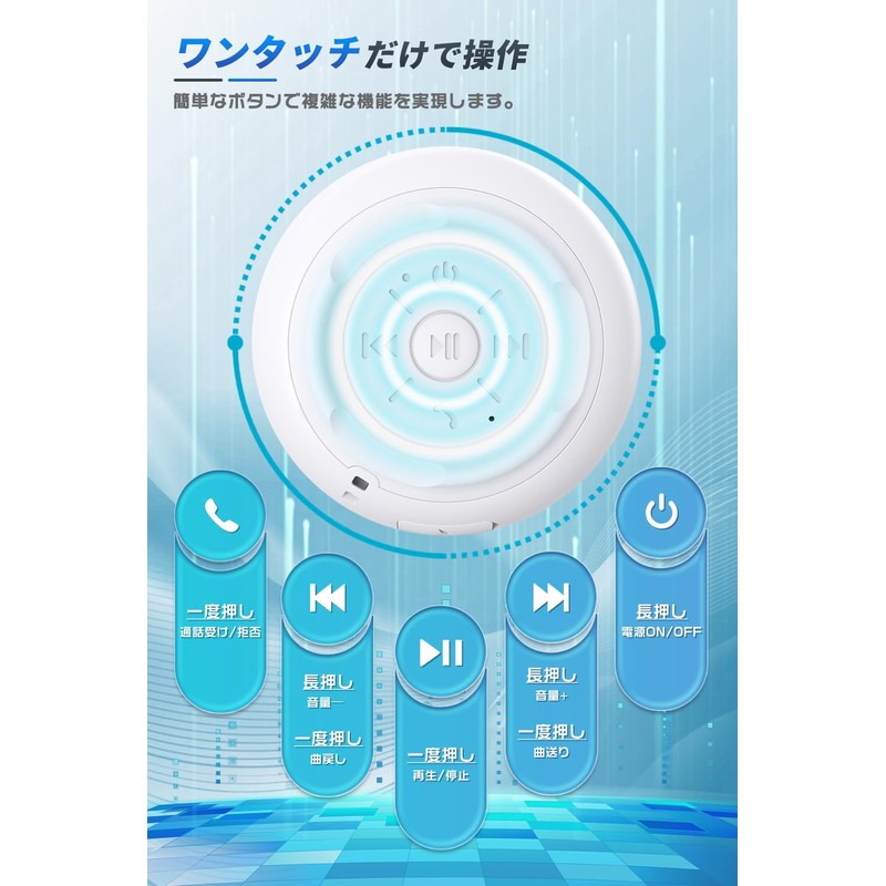 【Latest Model & Fully Waterproof】Bluetooth Speaker IPX7 Small Mini Portable
