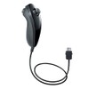 C-FUNN Klassischer Nunchuck-Controller für Wii Wii U, Schwarz und Weiß,