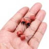 sourcing map 15Pcs Cylindrical DIP Mounted Miniature Round Slow Blow