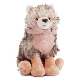 The Petting Zoo Coyote - Peluche de animal de peluche para niños, animales salvajes de Onez zoológico, juguete de peluche Coyote de 30,48 cm