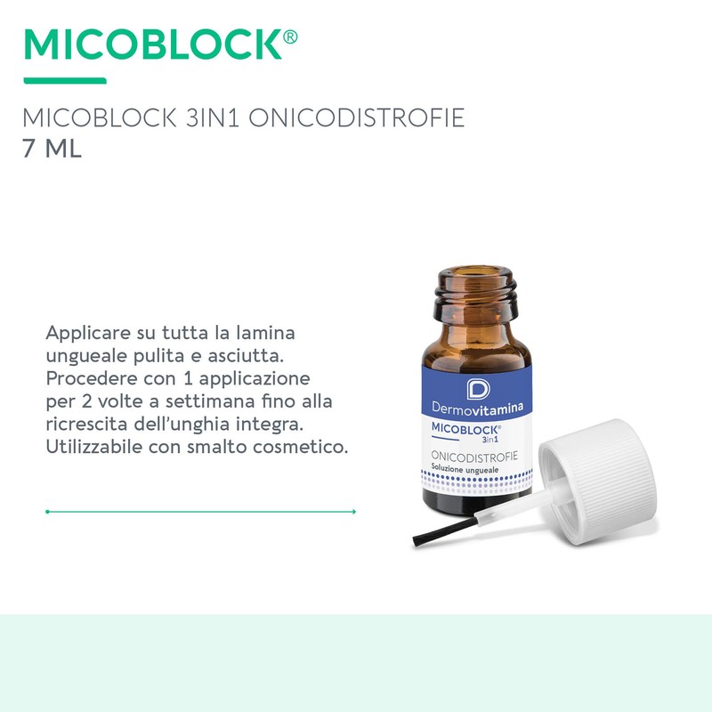 Dermovitamina Micoblok 3-in-1 Solution for Nail Care 7 ml