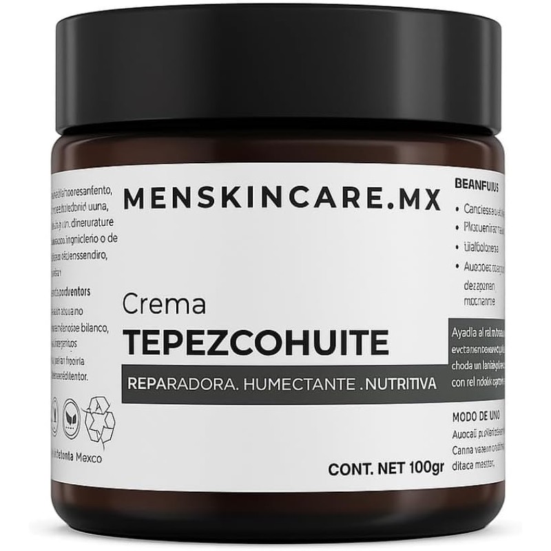 100g Crema Tepezcohuite Fórmula Natural Regeneración Cutánea Cicatrices Nutre Hidrata