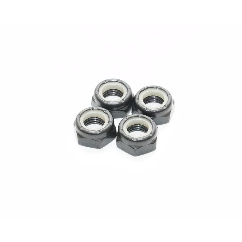 INSTSK8 Axle Nut Set Skateboard Skateboard Hexagon 1 Inch Screw