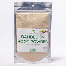 Herb To Body Dandelion Root Powder | Taraxacum Officinale | Wildcrafted | 4oz