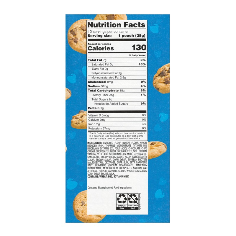 Benton’s Mini Cookie Snack Packs (2 Boxes, Chocolate Chip)