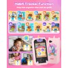 BAISIQI Kids Phone for Girls, Toddler Unicorn Phone Toys for