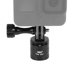 CS PRIORITY Schnellspann-Stativhalterung, drei Kartenschlitz-Halterungsadapter, 360 Grad drehbar, drehbare Einbeinstativhalterungen, kompatibel mit Hero 13 12 Action-Kamera (Typ B Combo)