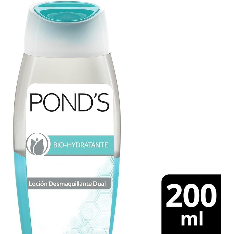Loción Desmaquillante Dual Pond's Bio-Hydratante 200 ml
