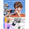 Digital Camera 4K Kids Camera Digital with 48MP High Resolution,16X