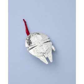 Lenox 897556 Millennium Falcon Metal Ornament, Christmas, Holiday Decorations
