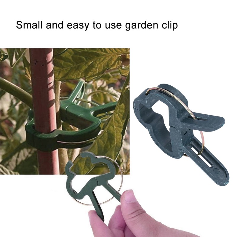 100PCS Plant Support Clip Plant Clamp Garden Binding Clip Grafting