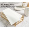 [480 Pack] FOCUSLINE Disposable Bathroom Napkins, Linen-Feel Guest Towels, Soft