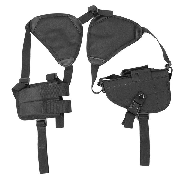 Shoulder Holster, Double Pistol Shoulder Holster, Durable Black Shoulder Pistol