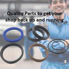 REPLACEMENTKITS.COM Lift Cylinder Hydraulic Seal Kit Compatible with Rotary Auto Lifts with Panni Cylinders (Replaces Part RO-N342-13 & BH-45-11PA)