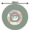 SK11 Offset Whetstone for Disc Grinders PRO Stainless Steel and