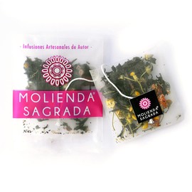 Molienda Sagrada, Té Negro Mango Vainilla - 45 sachets biodegradables
