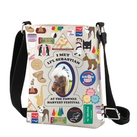 CMNIN Parks TV Show Gifts Parks & Rec Crossbody Bag Parks & Rec Fans Gifts Parks & Rec Merchandise Lil Sebastian Shoulder Bag, 25219 Parks Tv