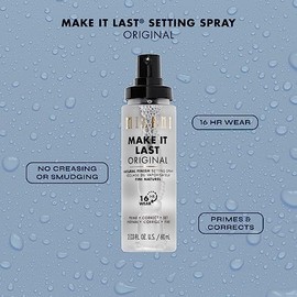 Milani Milani Make It Last Original - Natural Finish Setting SPray - 3-in-1 Setting Spray and Primer- Prime + Correct + Set - Makeup Finishing Spray and Primer - Long Lasting Makeup Primer and Spray - 2 Pack