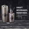 Keg Smiths Premium Black Aluminum Tap Handle - Customizable and