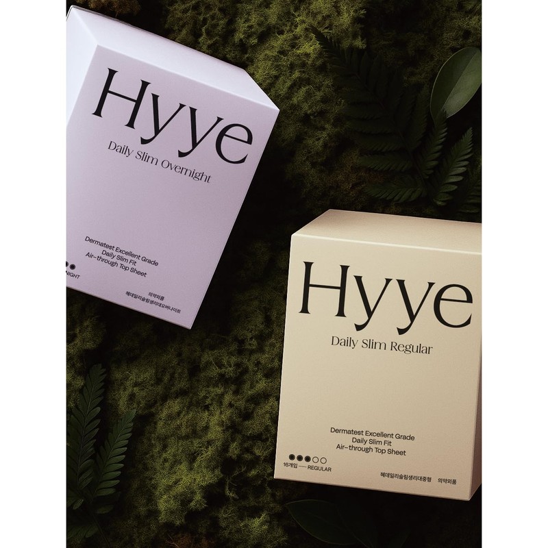 Hyye Ultra Thin Daily Sanitary Pads with Wings, High Absorbency,