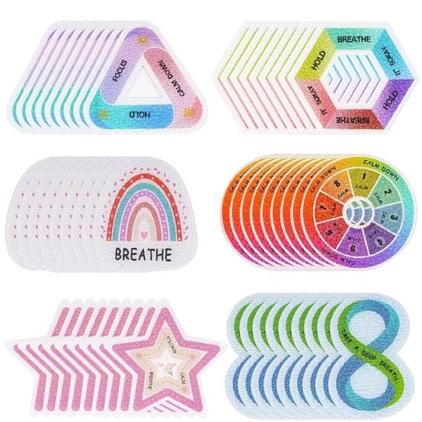Anxiety Sensory Stickers, Breath Strips, Anxiety Relief Items for Mood