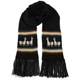 Gamboa Black Scarf – Llamitas - black