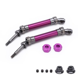 Detachable Rear Drive Shaft Assembly for Traxxas Slash Rustler Vxl 4x4 4wd 1/10 RC CarPurple