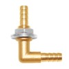 Joywayus 5/16 x 5/16 Hose Barb Thru-Bulk Head Hex Union