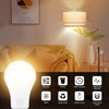 MXhme A19 LED Light Bulbs with Remote Control, 800LM 9W,