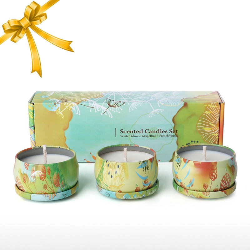 Tooarts| Scented Candle 100% Natural Soy Wax Long Last Clean