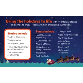 A Treasury of Christmas Stories and Songs - Children's Holiday Treasury Book, Ages 3-8