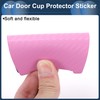INFINAUTO 3D Car Door Handle Scratch Protector, 90x100mm Removable Magnetic