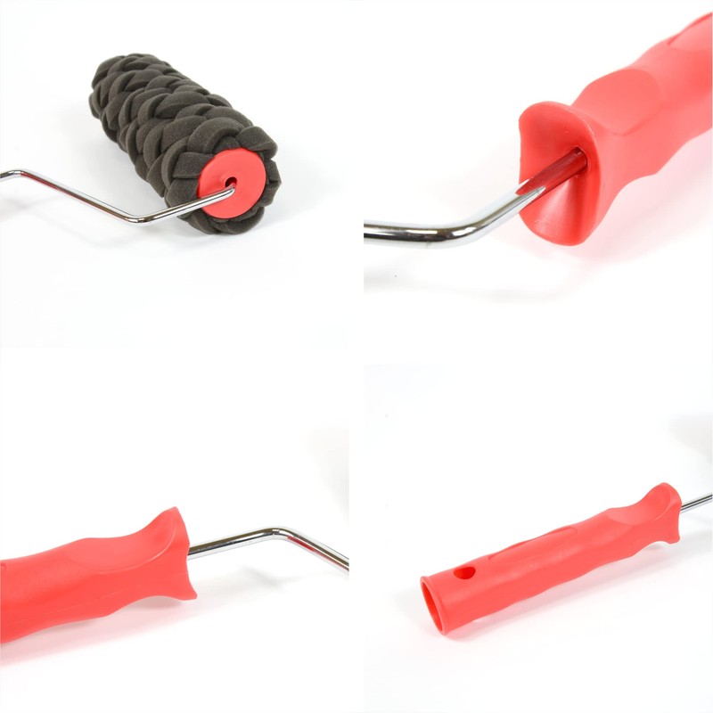Hanroy 7" Sponge Twining Paint Roller, Texture Sponge Paint Rollers,