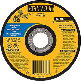 DEWALT Aluminum Oxide 4.5-in Grinding Wheel