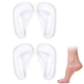 DONGFANGB Foot Supporter, Arch Support, Set of 2, Arch Protection, Shock Absorbing, Cushioning, Protection for Flat Feet, Standing Work, Running, Climbing, Breathable, Adjustable Size, Washable