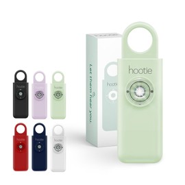 Hootie Personal Safety Alarm for Women, Men, & Kids - Keychain Alarm, Self Defense Strobe & Siren, Security Siren Keychain with 130dB Self Defense Siren & Strobe Light - Mint