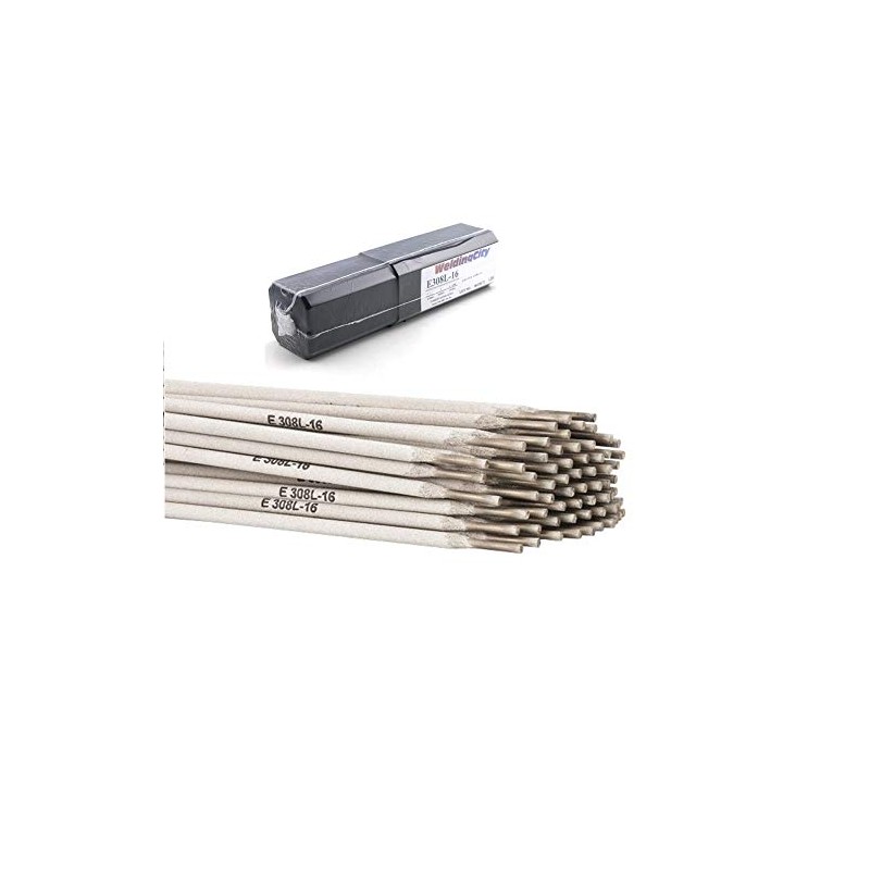 WeldingCity 4.4-Lb Stainless Steel Stick Welding Electrodes E308L-16 1/8" Rods
