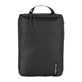 Eagle Creek Pack-It Medium Isolate Clean/Dirty Packing Cubes for Travel - Durable and Ultra-Lightweight with Water-Resistant Ripstop Fabric and Zipper, Black