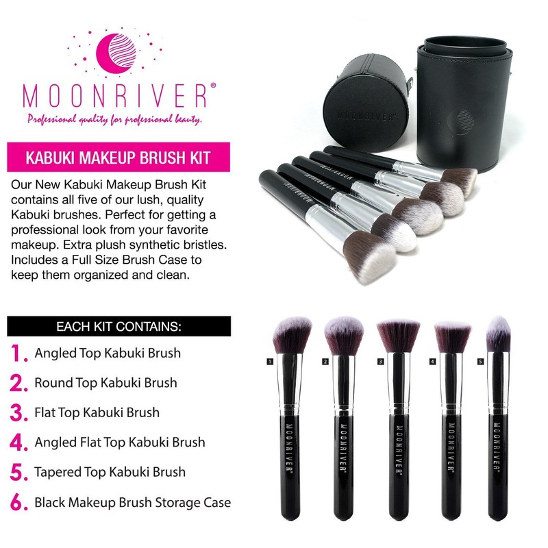 Moonriver Beauty Premium Makeup Brush Case, 9 Inch (Blue +