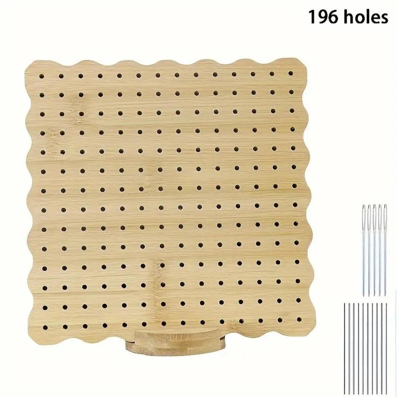 P Prettyia Crochet Blocking Board Knitting Blocking Board Hole Board