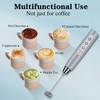 BSRGMS Milk Frother Handheld for Coffee, Electric Whisk 3 Speed