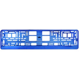 TAPORT® PURE BLUE CAR REGISTRATION HOLDER FOR ANY CAR , VAN , TRUCK , TRAILER