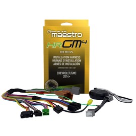 Idatalink Maestro HRN-HRR-GM4 Compatible w/GM Trucks (2016-19) Radio Replacement T-Harness - Headunit Adapter Ready Retain Steering Wheel Controls & More (ADS-MRR or ADS-MRR2 Module Required)