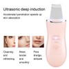 Ultrasonic Skin Scrubber Face Cleaning Vibration Massage Home Beauty MachinePink