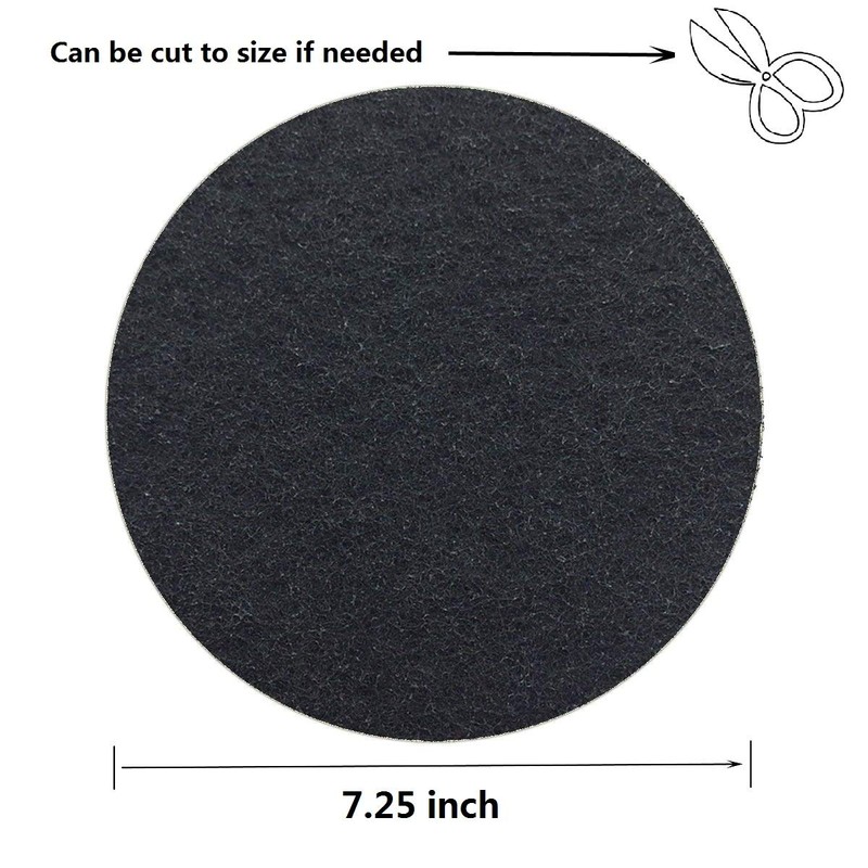 ddLUCK 6 Pack Kitchen Compost Bin Filter, Round Food Waste