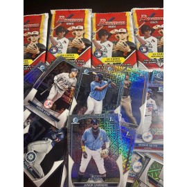 2023 Bowman Baseball Mega Box Base 2 Packs Factory Sealed + 1 Random Mega Mojo🔥