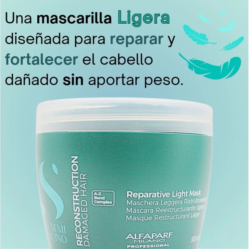 Mascara Alfaparf Recontrucion Reparative Ligth Cabellos Fino